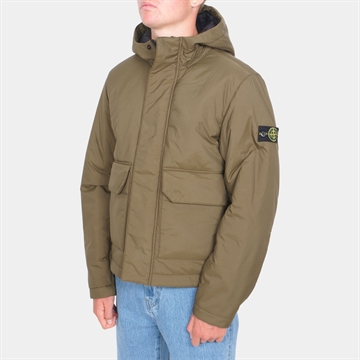 Stone Island Jr. Short Parka Military Green